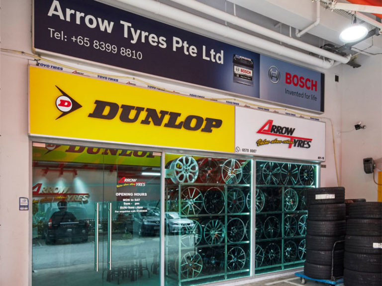 Arrow Tyres Singapore's Favourite Car Accessories Supplier